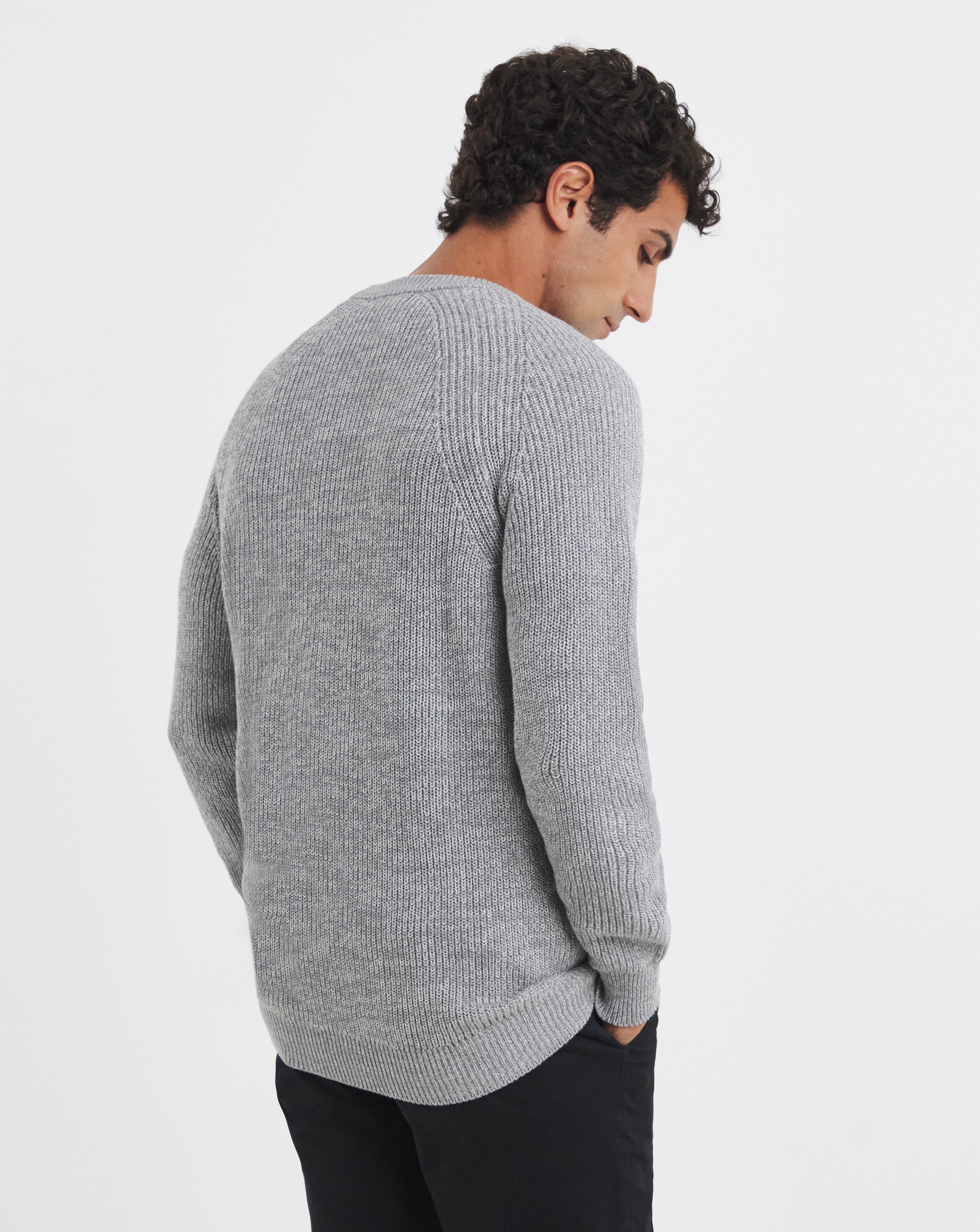 Cotton Twist Crew Neck Knitted Jumper | JD Williams