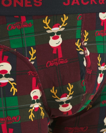 Jack & Jones Christmas Trunks 3 Pack - Multi