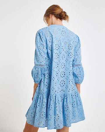 Anise Ladder Detail Mini Beach Dress