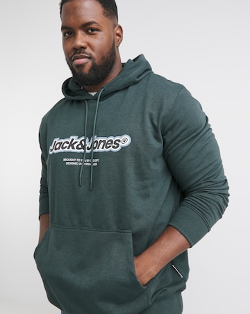Jack & Jones Vesterbro Logo Hoodie - Teal