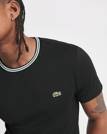 Lacoste Classic Short Sleeve Ringer T-Shirt - Black