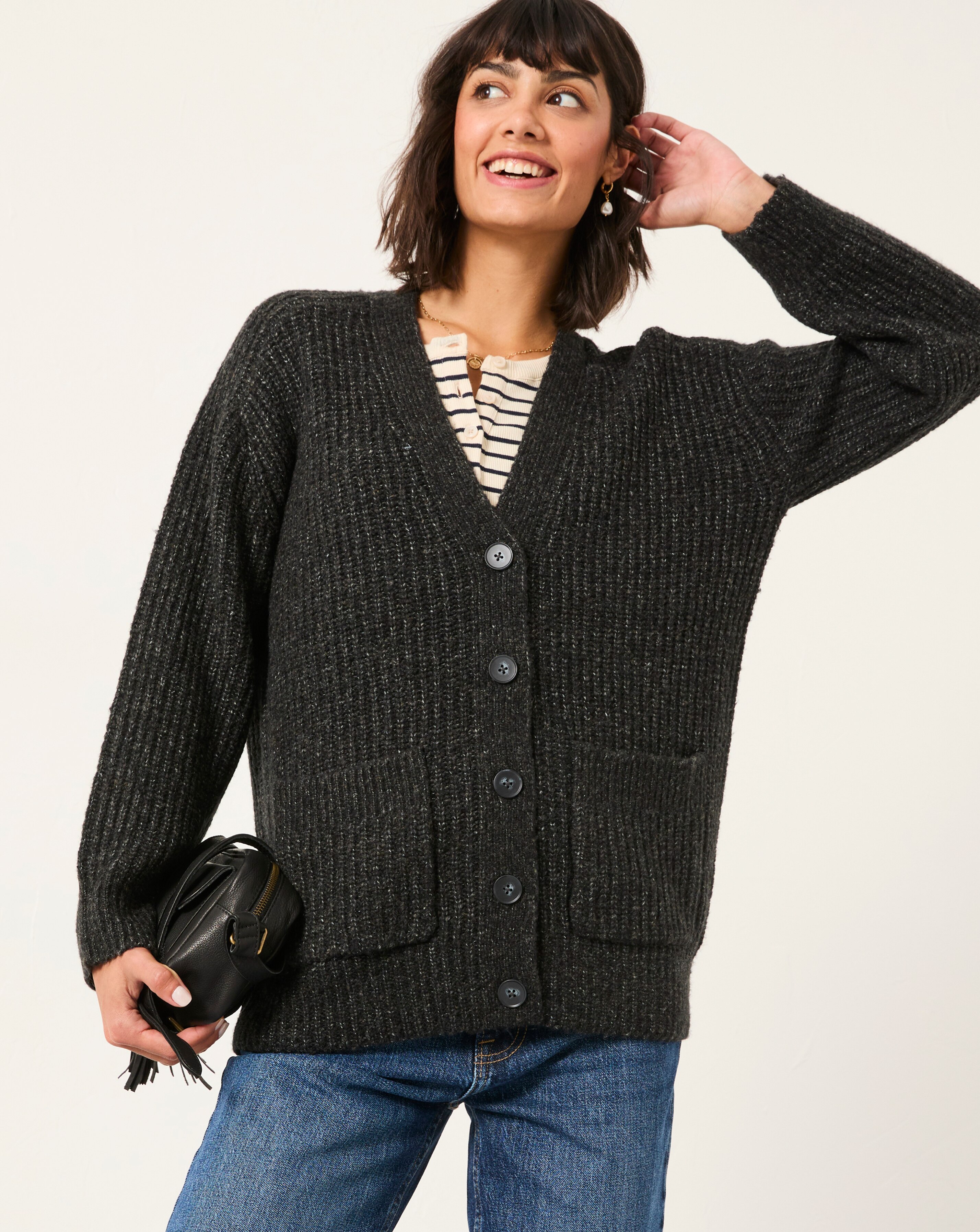 FatFace Blanch Oversized Cardigan | JD Williams