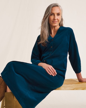 Julipa Pure Cotton Cord Midi Dress