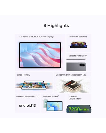 Honor Pad X9 11.5in 4GB 128GB Tablet - Space Grey