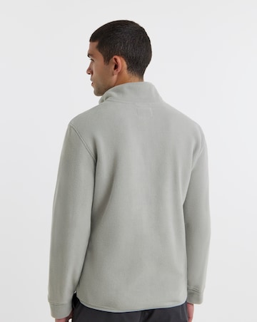 Microfleece Full Zip Jacket-Grey