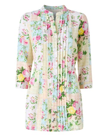 Joe Browns Perfectly Patchwork Printed Cotton Blouse