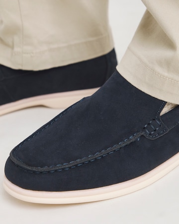 Suede Look Loafer Wide Fit