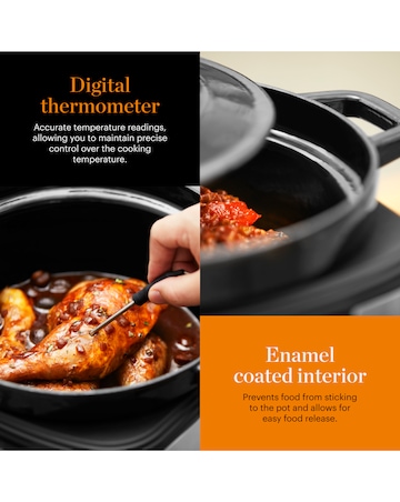 Good Food GF16012 12-in-1 Cast Iron Multi-Cooker