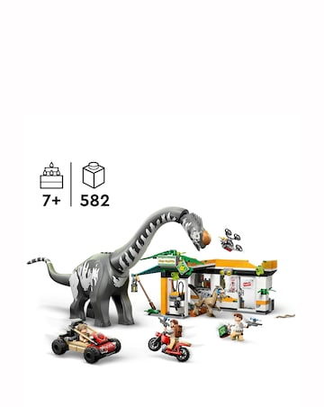 LEGO Jurassic World Raptor & Titanosaurus Tracking Mission Dinosaur 76973