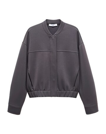 Mango Bomber Jacket with Seam