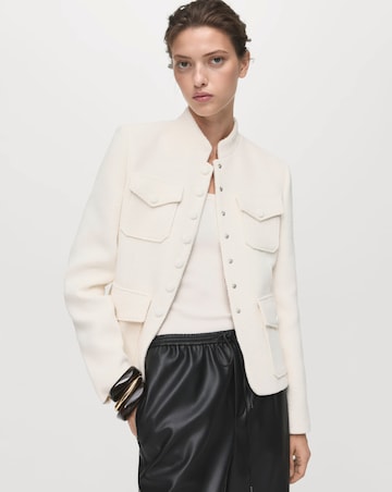 Mango Faux Leather Trousers