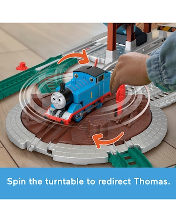 Thomas & Friends Load & Launch Barrel Delivery Set Motorized Toy Train