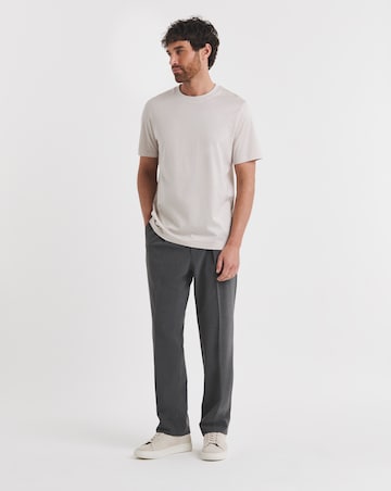 Folio Premium 100% Supima Mercerised T-Shirt- Light Stone