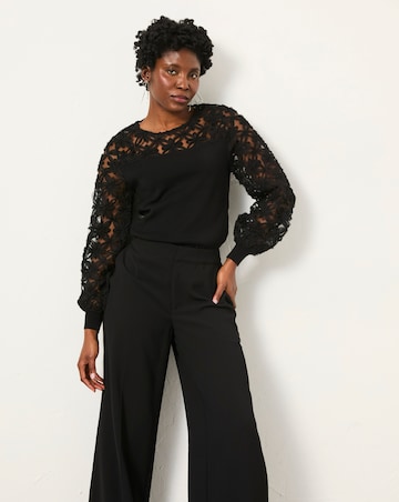 Fatface Lace Insert Top