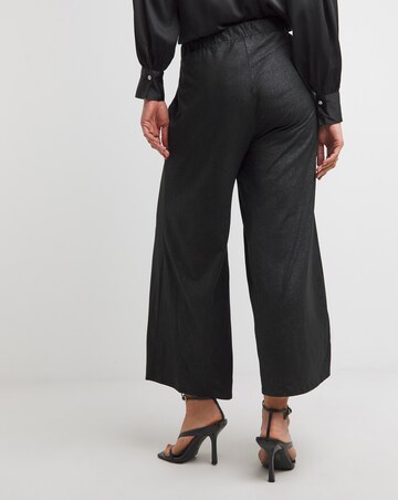 Pull On Foil Printed Soft Touch Wide Ankle Grazer