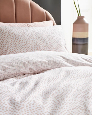 Nim Dotty Duvet Cover Set - Blush