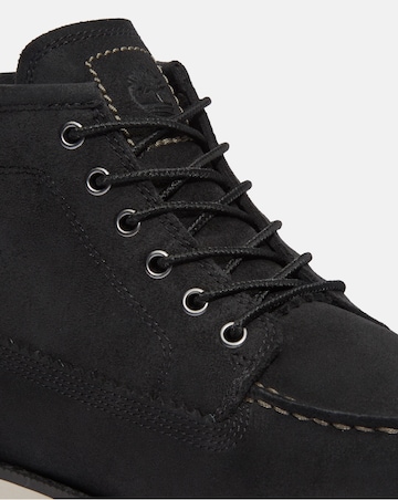 Timberland Britton Mills Mid Lace Chukka Suede Boot - Black