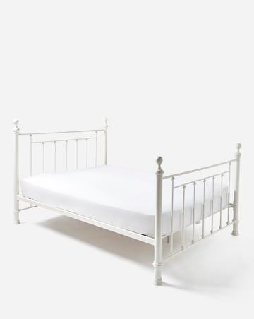 Julipa Lucie Bed Frame with 3 Layer Memory Foam Hybrid Mattress