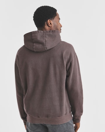 Union Garment Dyed Hoodie- Brown