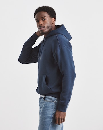 Union Relaxed Hooded Sweatshirt - Navy