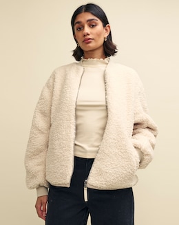 Nobody's Child Reversible Quilted and Borg Jacket