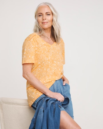 Julipa Pure Cotton V Neck T-Shirt