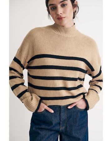 Nobody's Child Stripe Longline Jumper