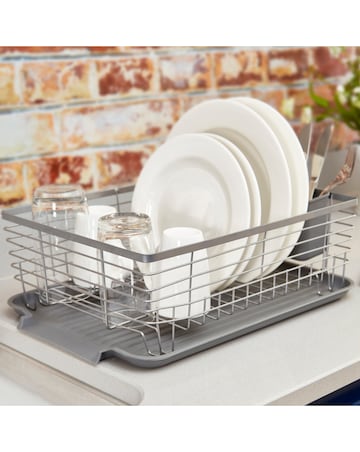 Tower Compact Dishrack with Cutlery Holder