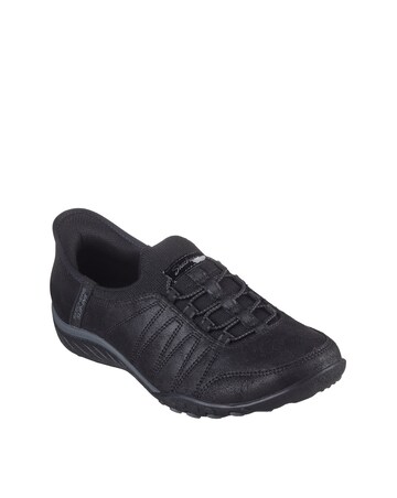 Skechers Slip In Breath Easy Mirco Leather Bungee Standard Fit
