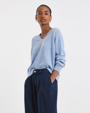 Tommy Hilfiger Mini Cables LS V-neck Sweater