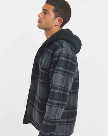 VANS Piedmont Hooded Plaid Shacket