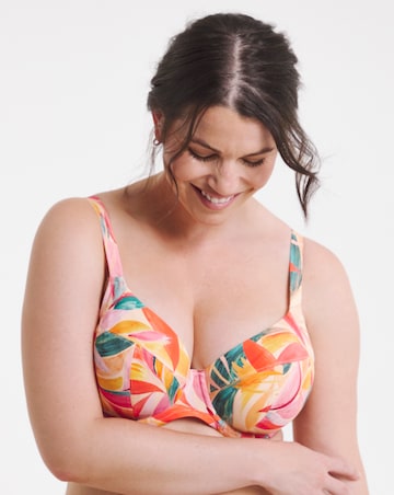 Elomi Sancho Beach Plunge Bikini Top Mango