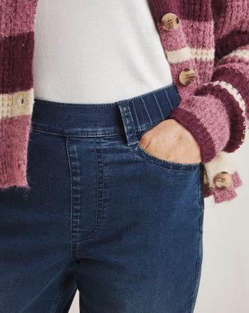 Julipa Pull On Slim Leg Jeggings Short