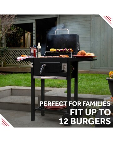 George Foreman Large Smoker Charcoal BBQ