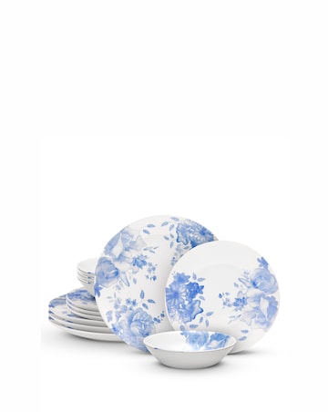 Wade Floral 12 Piece Dinner Set