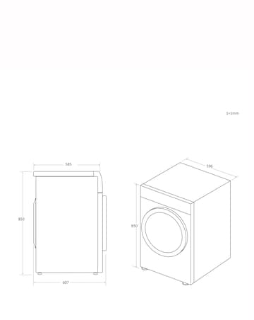 Hoover H-Dry 300 HLEC8LG-80 8kg Condenser Tumble Dryer White + Install