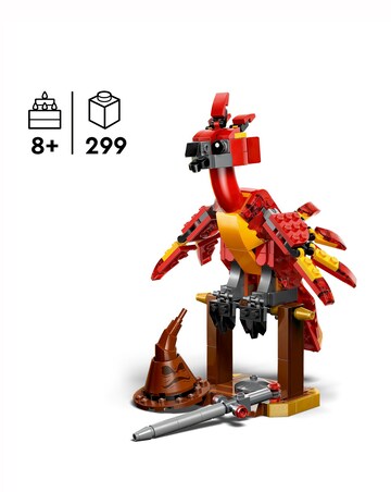 LEGO Harry Potter Fawkes: Dumbledore's Phoenix Toy, Mythical Creature 76448