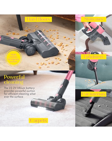Swan TV?s Queen of Clean Cordless Anti-Tangle Vacuum Cleaner