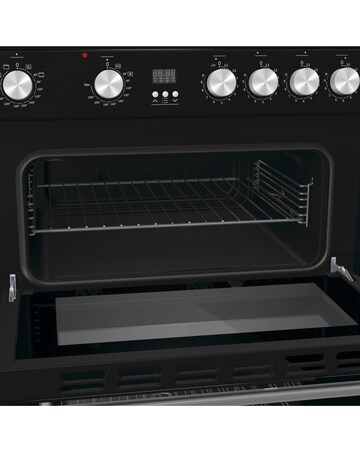 Hisense HDE3211BIBUK 60cm Induction Double Cooker - Black
