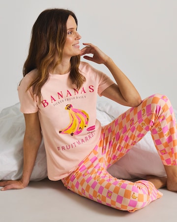 Simply Be Pyjama Set Banana Print