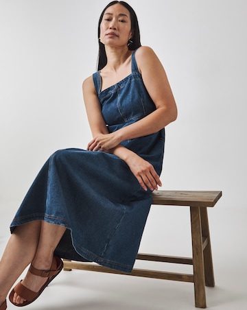 Blue Apron Midi Dress