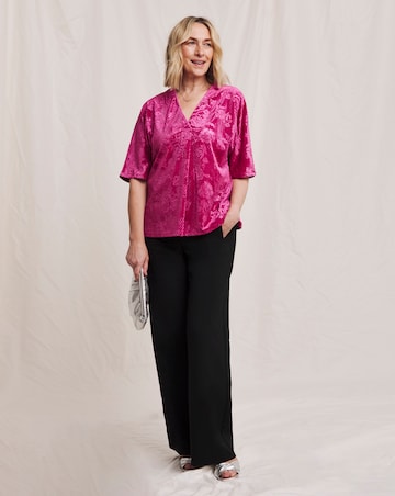 Julipa Embossed Velour Top