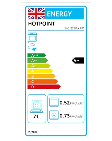 Hotpoint Class 2 HO278PXUK Built-In Electric Single Oven Pyrolytic Clean Install