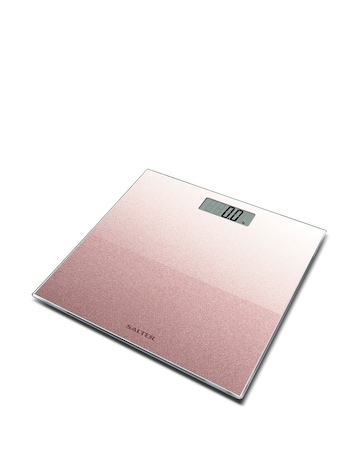 Salter Rose Gold Glitter Electric Scale