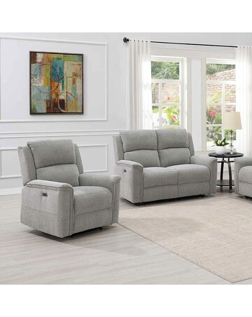 Croston Chenille Power Recliner Chair