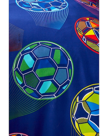 Catherine Lansfield Bright Football Reversible Duvet Cover Set