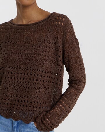 JdY Sun Lay L/S Boatneck Knitted Jumper