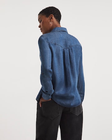 Indigo Denim Shirt with Tencel TM Lyocell Fibres