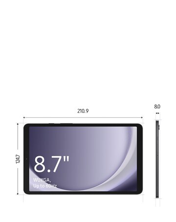 Samsung Galaxy Tab A9 8.7in 64GB WiFi Tablet with Kids Case - Grey/Blue