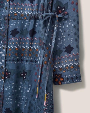 White Stuff Nora Patchwork Print Shirt Dress